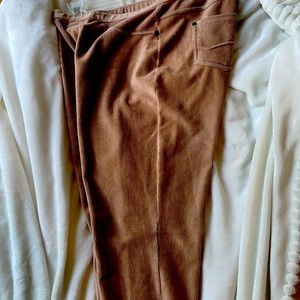 Corduroy pants from Dillard’s with elastic pull-on waistband.